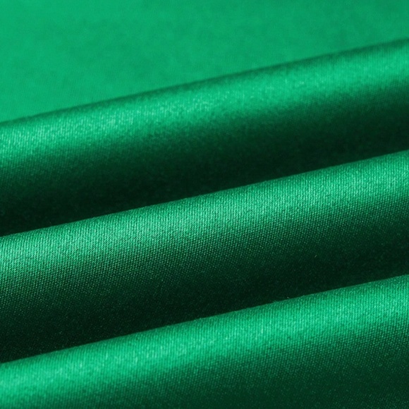 Classic One Shoulder Satin Tie Hem Cropped Top - Picture 5 of 5